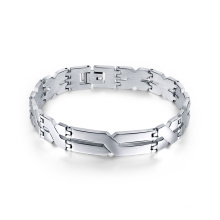 Bracelete de jóias de jóias de aço inoxidável da moda pulseira de jóias de prata